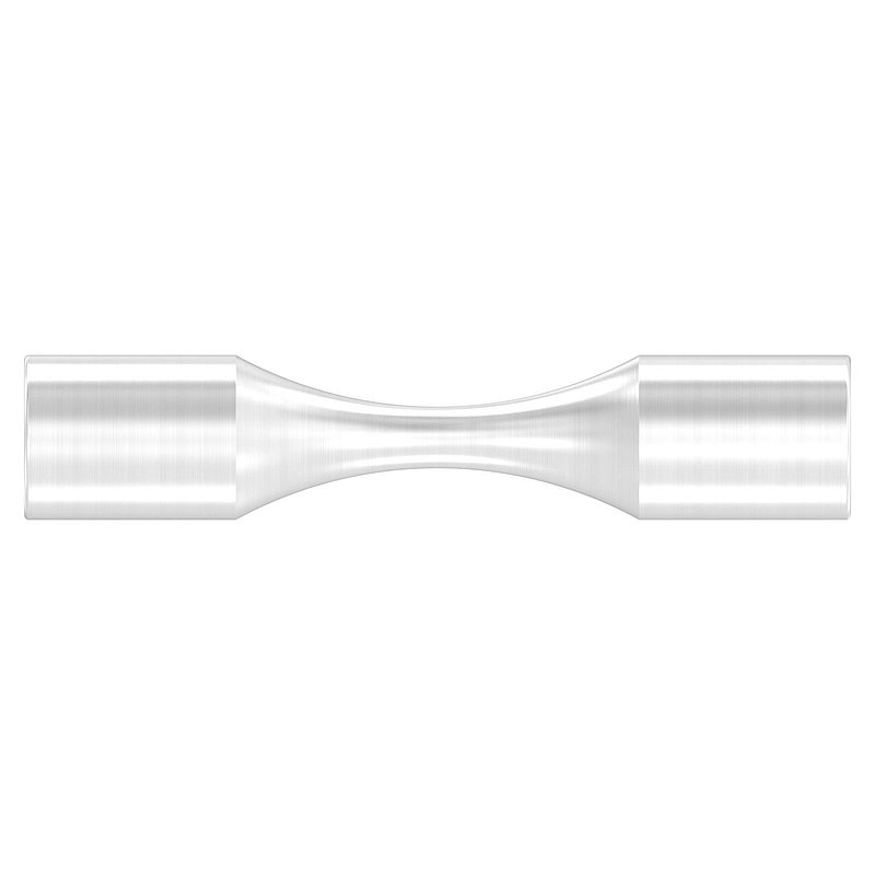 Round bar connector (for bending), for 14mm round, AISI304