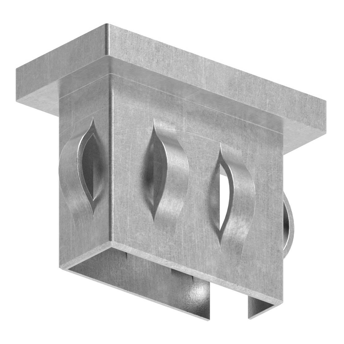 Stahleinschlagkappe, für, Rechteckrohr 40x20mm