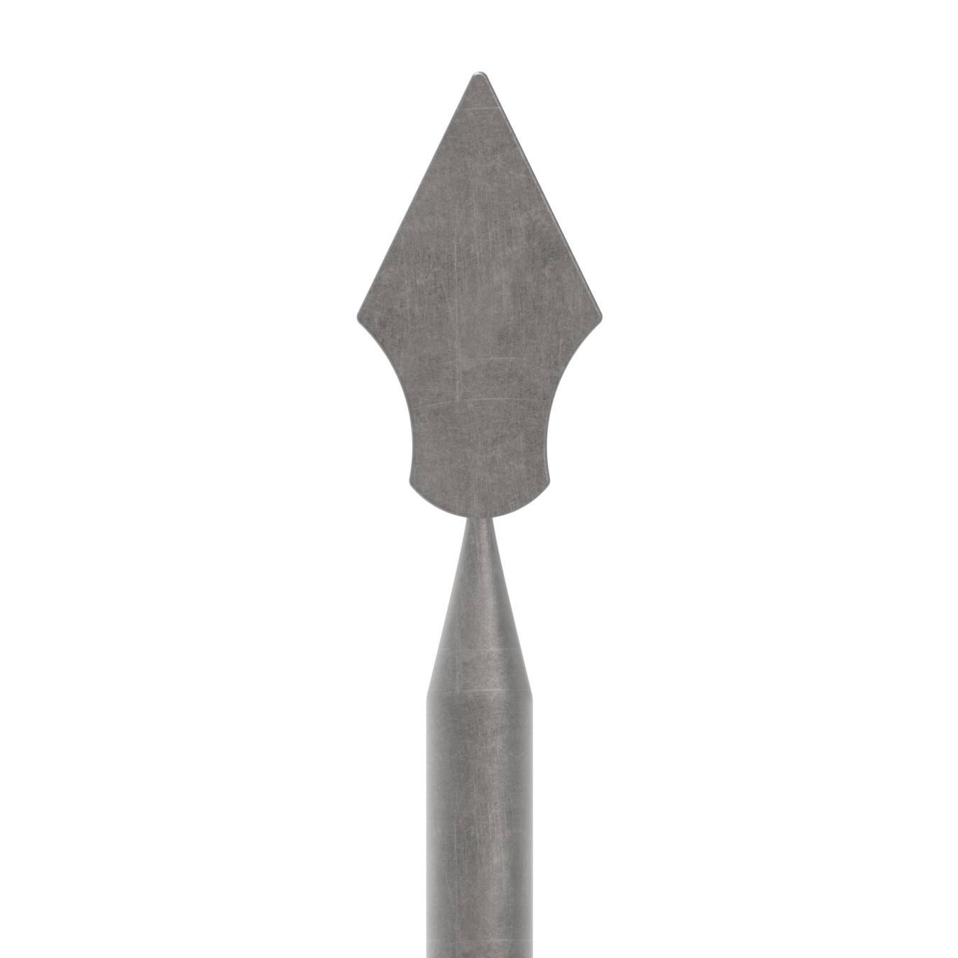Barre de clôture Ø12mm, H : 700mm, bout conique et pointe décorative