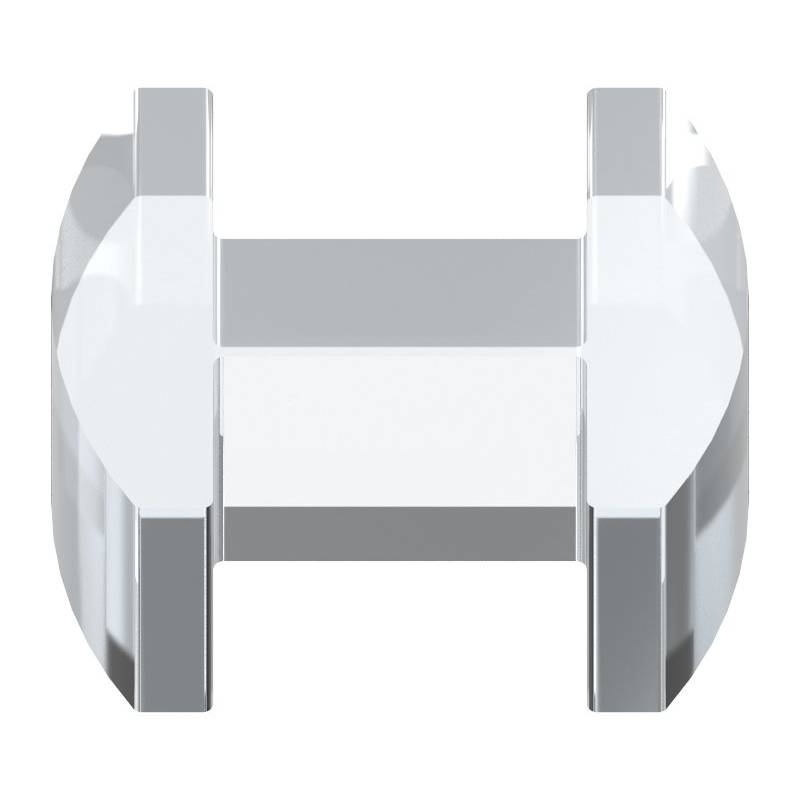 Aligneur de parois en verre pour garde-corps avec ép. de verre : 16,76 - 17,52mm