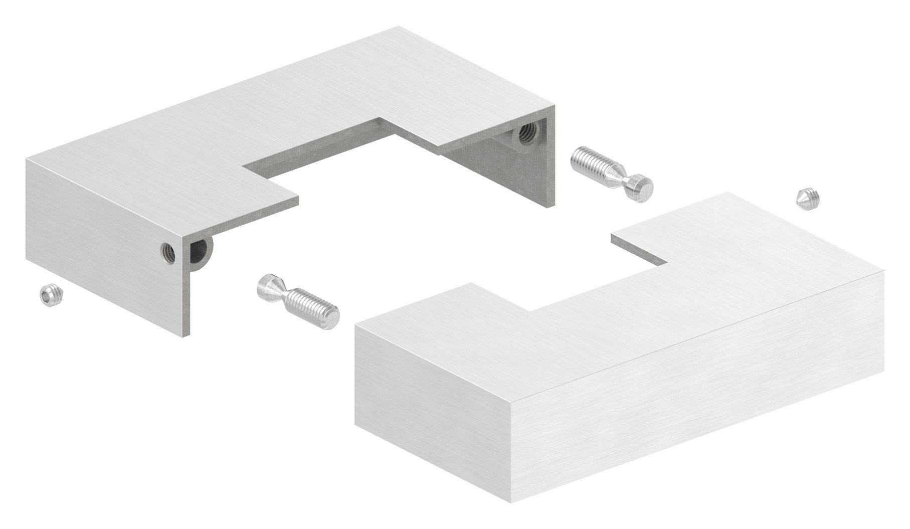 Abdeckrosette, 109x109x25mm, V2A