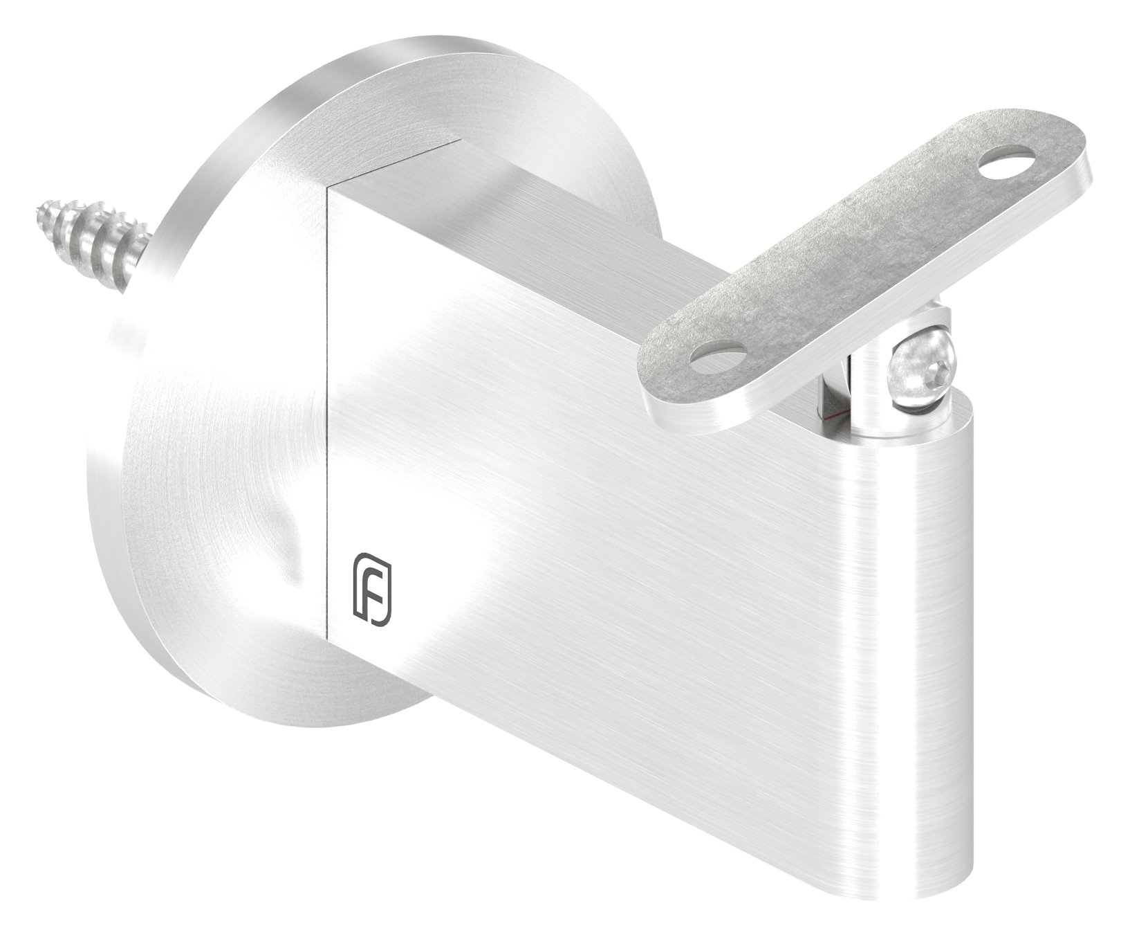 Sensa Design 2, für Rohr 42,4mm, mit Gelenk für Steigung, V2A