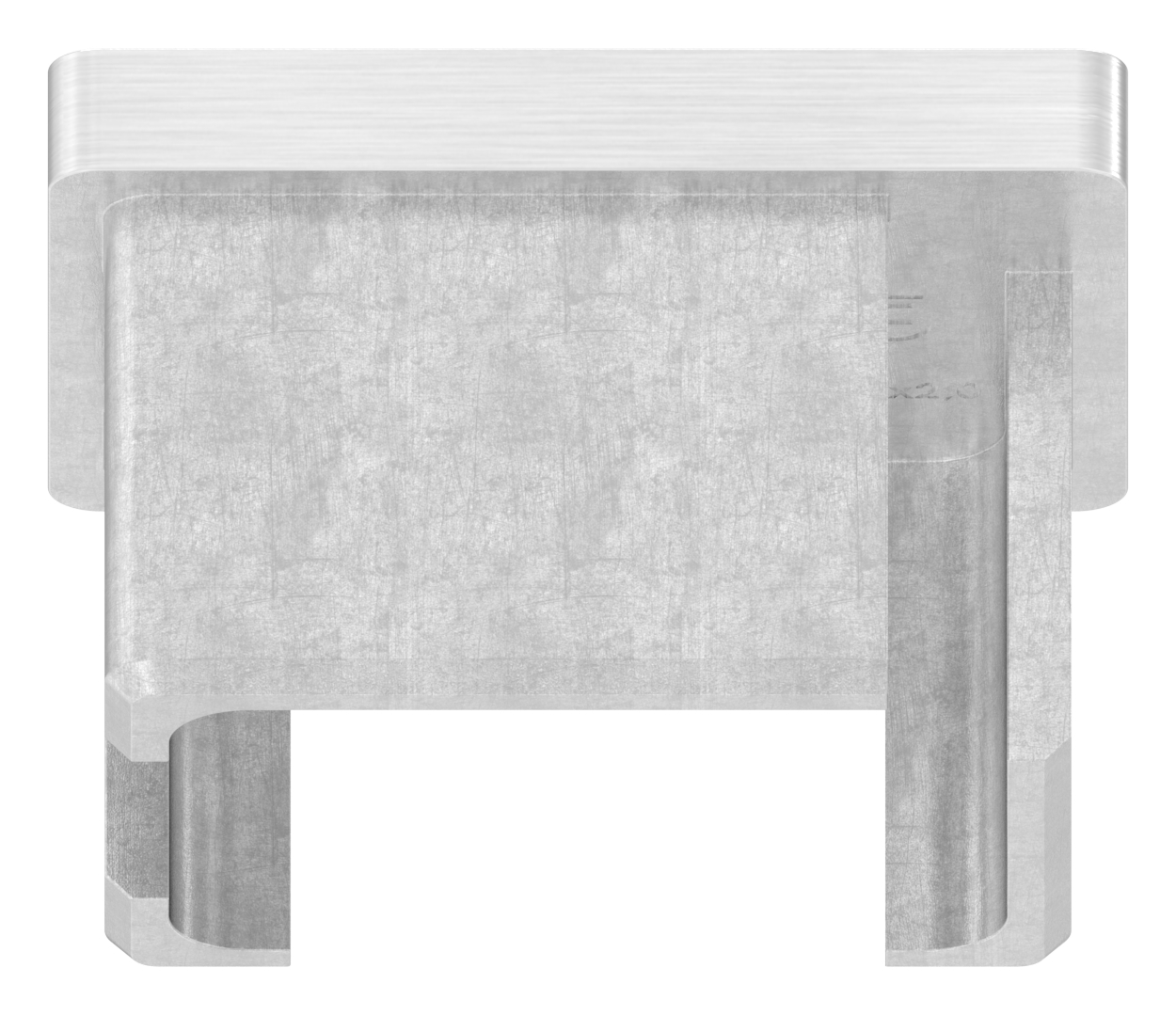 Einsteckkappe, für Rohr 40x30x2,0mm, V4A