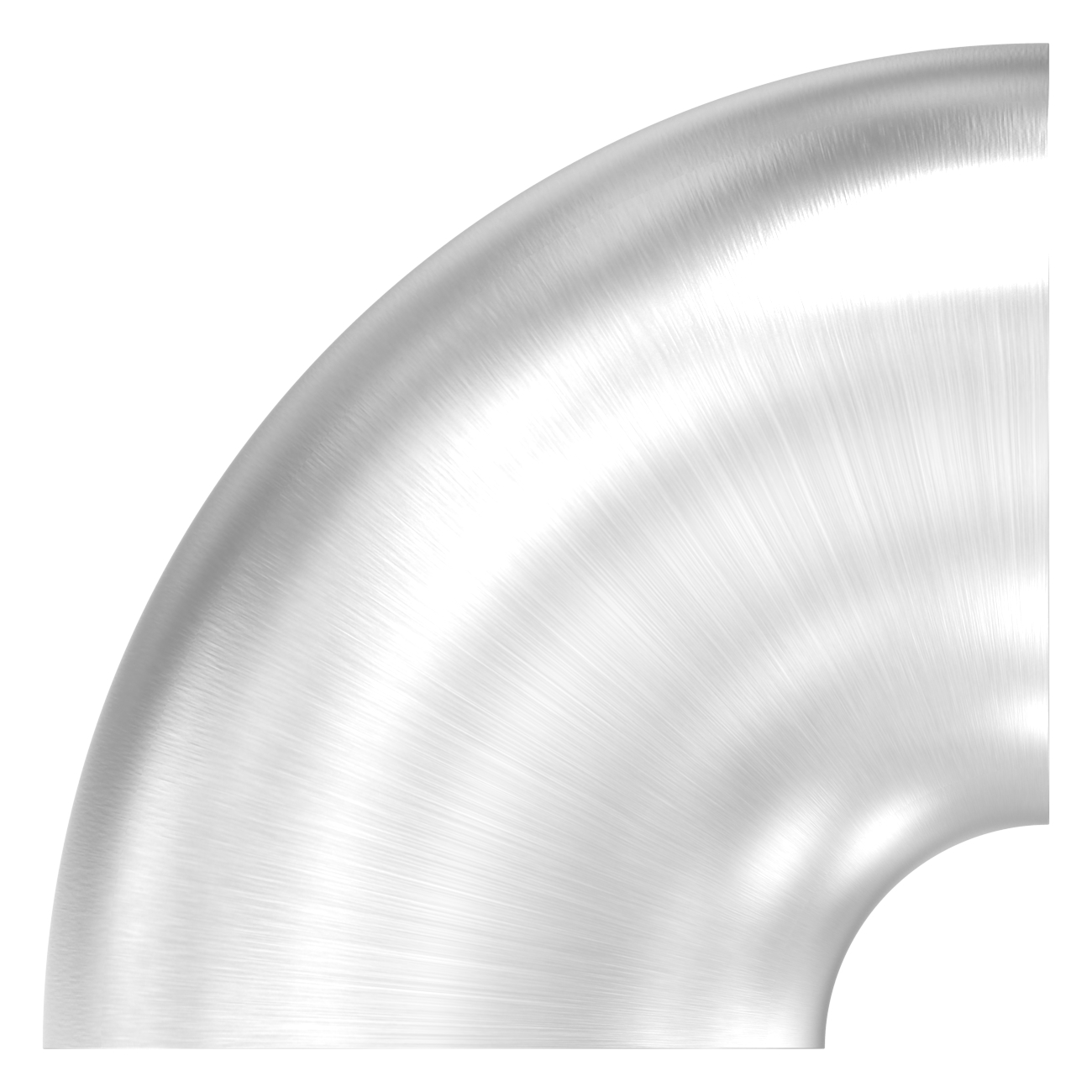 Schweißbogen 90°, 48,3 x 2,0mm, Bauart 2, V2A
