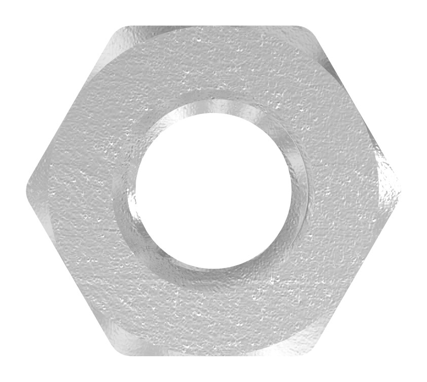 Sechskantmutter M4 mit Linksgewinde, DIN 934, V2A