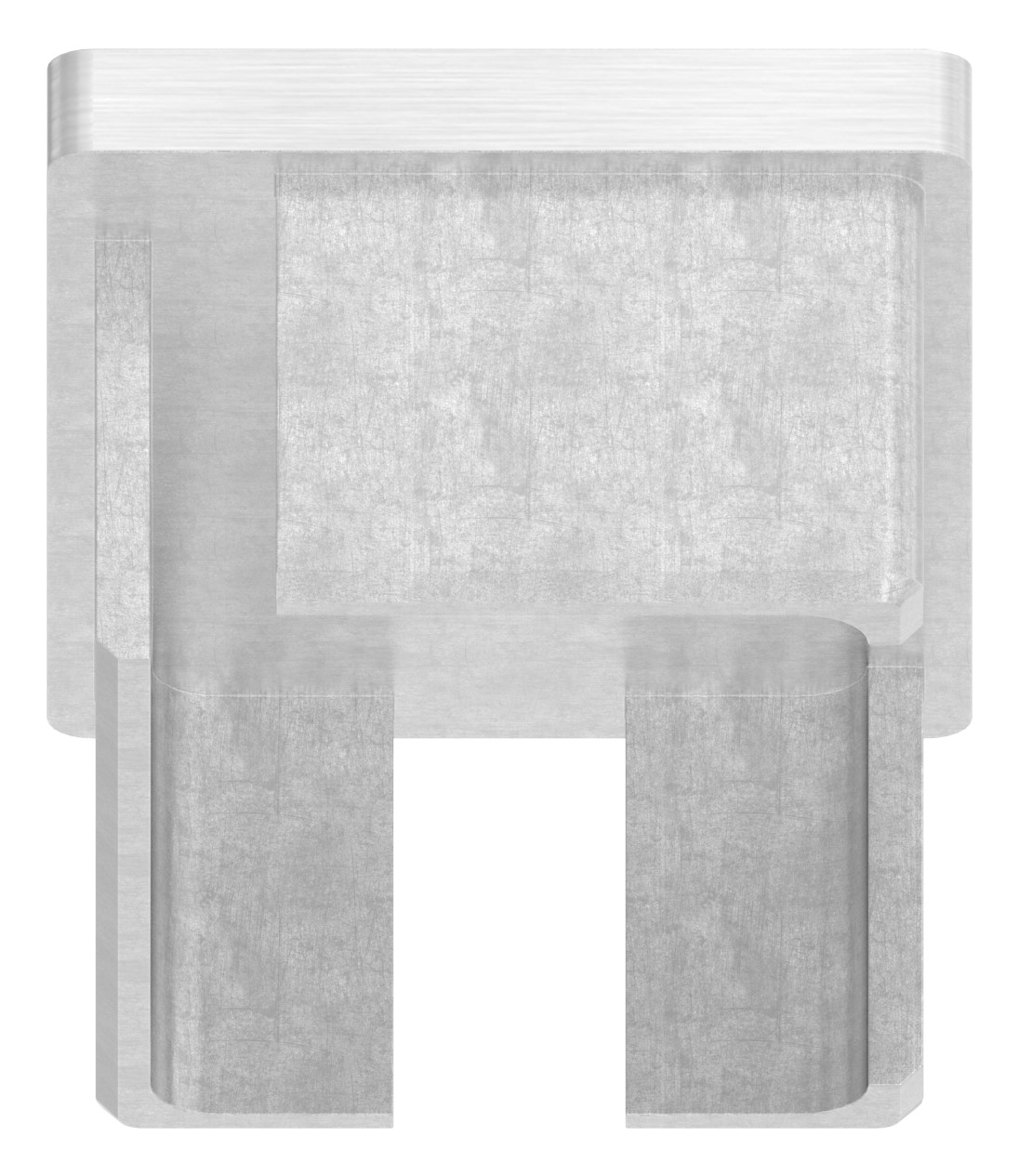 Einsteckkappe, für Rohr 60x40x2,0mm, V2A