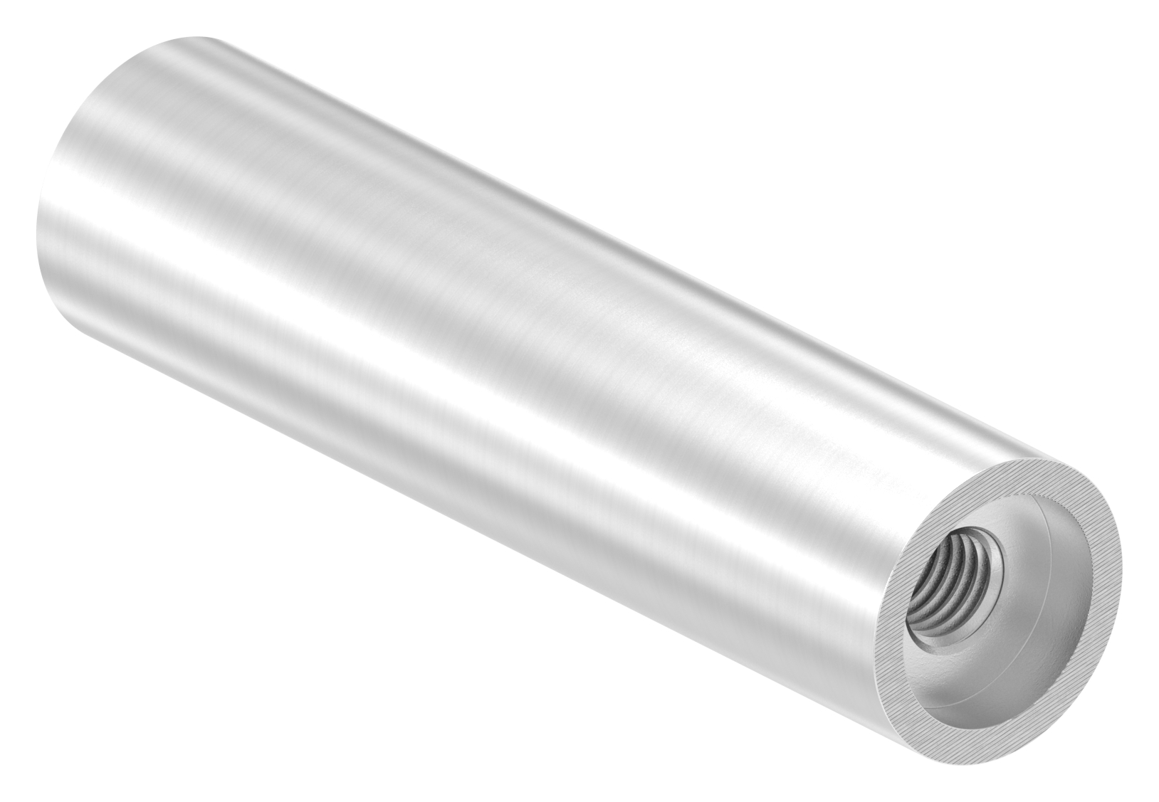 Wandhalter beide Seiten flach, Länge 100mm, V2A