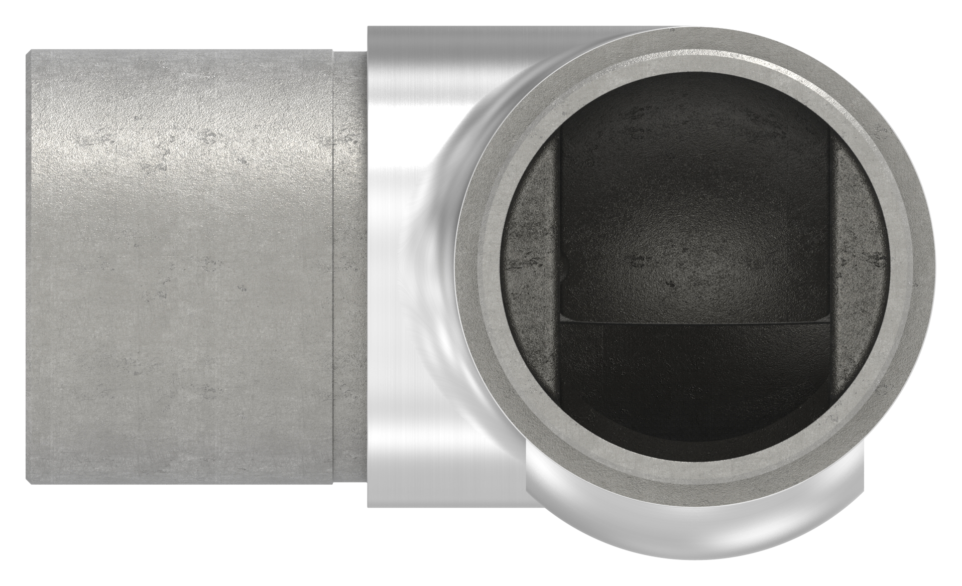 Gelenkstück rechts, für Rohr 42,4x2,0mm, V2A