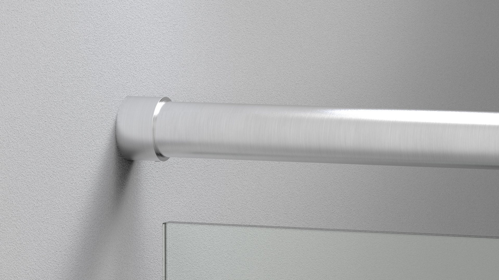 Wandbefestigung für Rohr 48,3mm, V2A