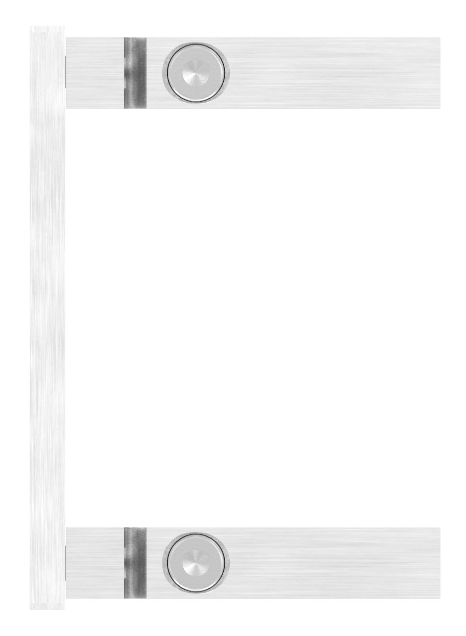 Wandbefestigung für Pfosten 40x40mm, V2A