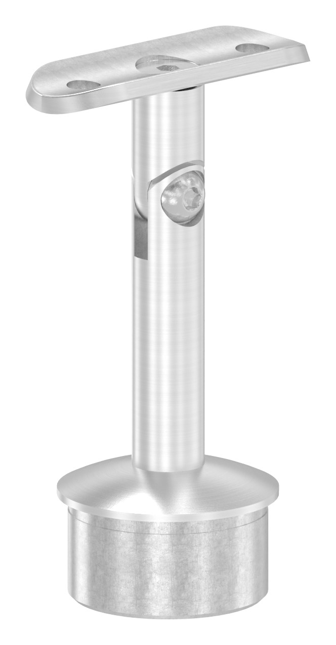 Rohrabschlussstopfen für Rohr 42,4x2,0mm, Handlaufanschlussplatte: 42,4mm, V2A
