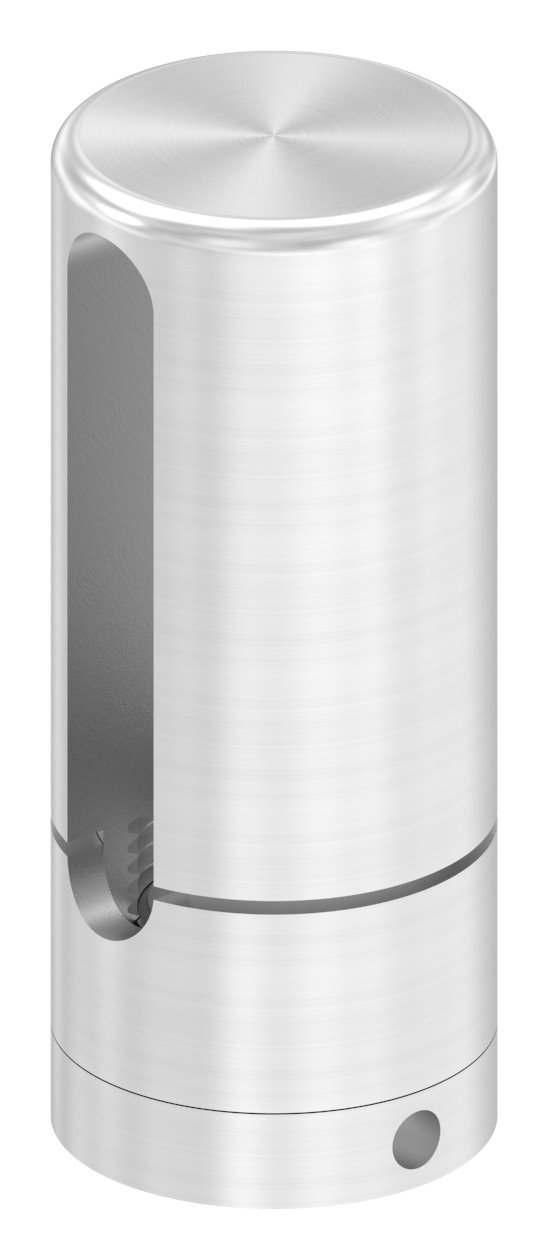 Brenk Grundhalter für Flachstäbe 50x8mm, ALU