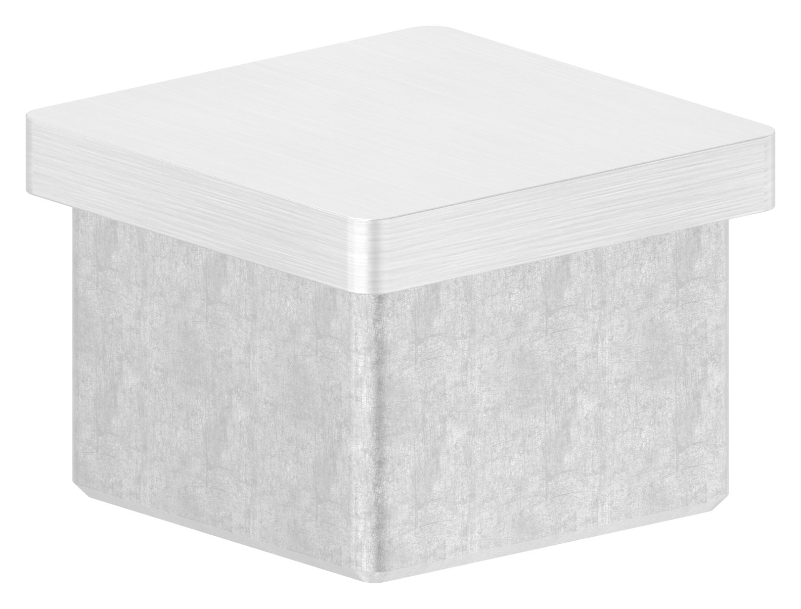 Einsteckkappe, für Rohr 35x35x2,0mm, V4A