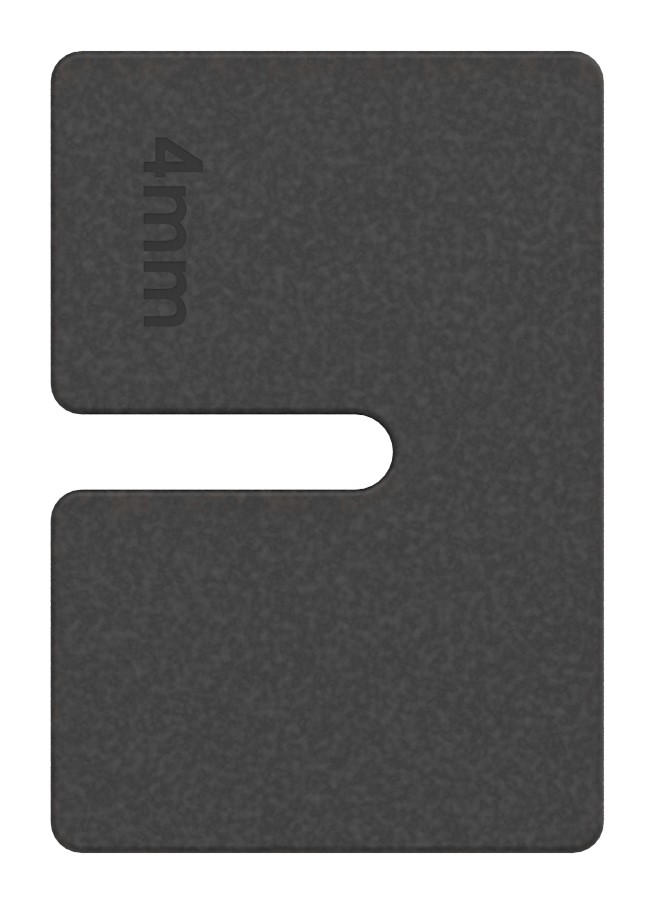 Gummi für Mod. 22, Blech 4mm