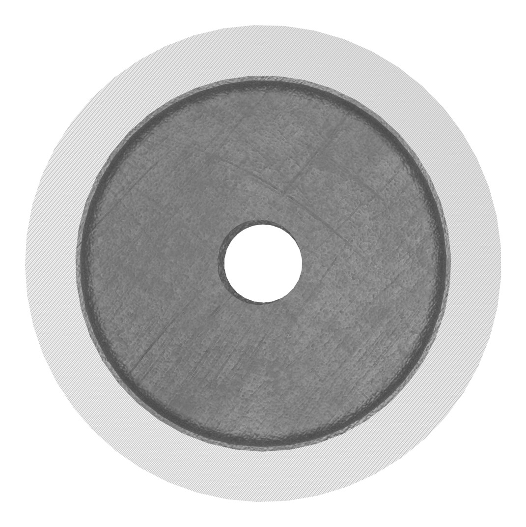 Unterteil für 52mm Glaspunkthalter, t: 50mm, mit M10, V2A