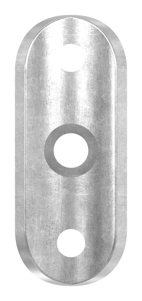 Handlaufanschlussplatte S235JR, Rohranschluss Ø 33,7mm Handlaufanschlussplatte S235JR, Rohranschluss Ø 33,7mm