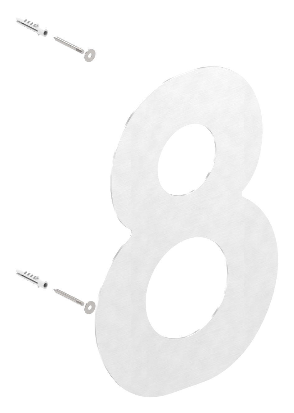 Hausnummer 8 - "groß", V2A