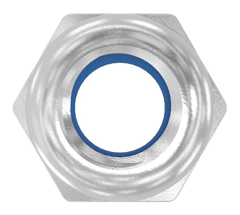 Sechskantmutter M5, selbstsichernd, DIN 985, V2A