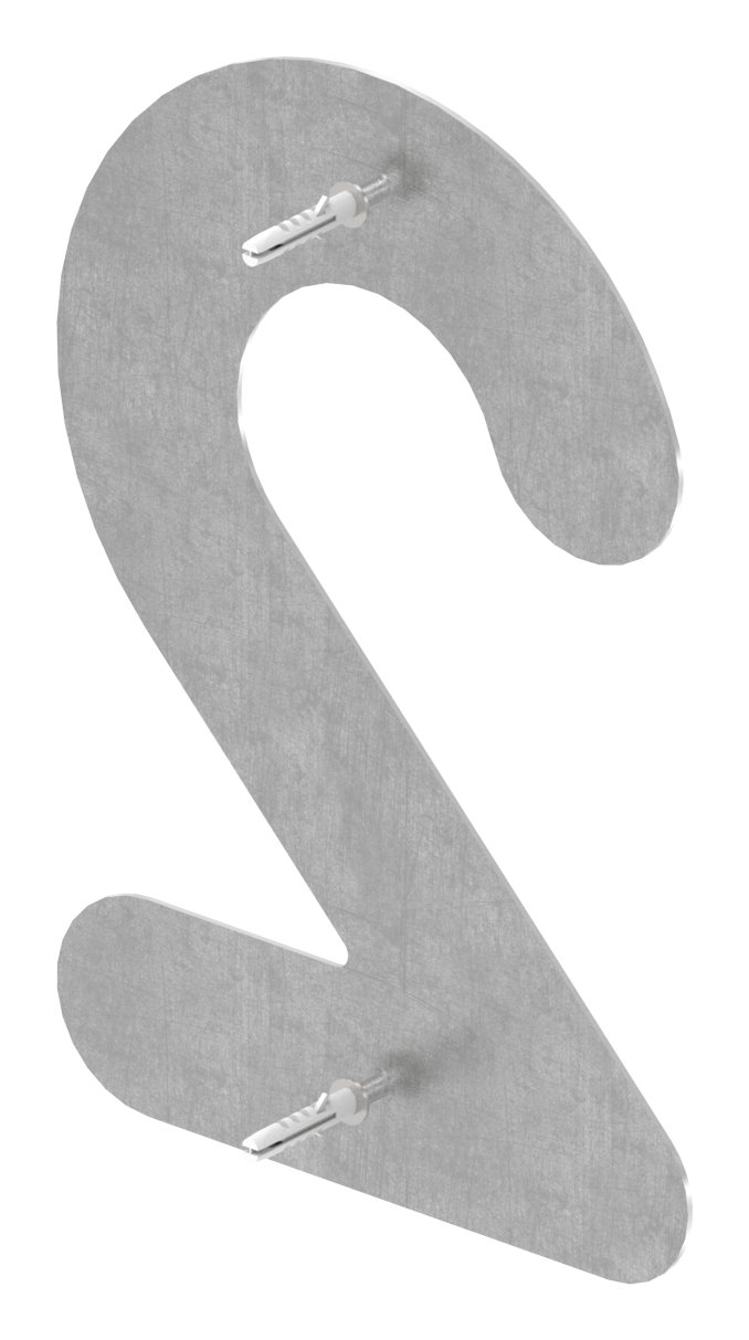 Hausnummer 2 - "groß", V2A