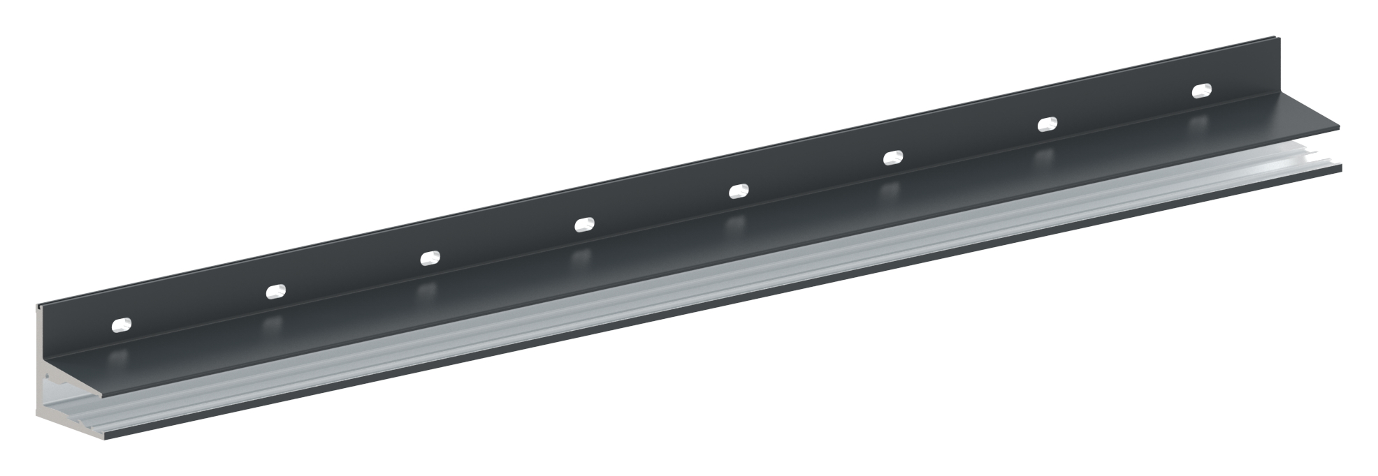 Vordachprofil eleganza canopy, L: 1605mm, RAL7016