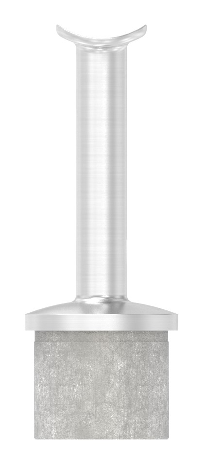 Rohrabschlussstopfen mit Stift für LED Handlauf, V4A