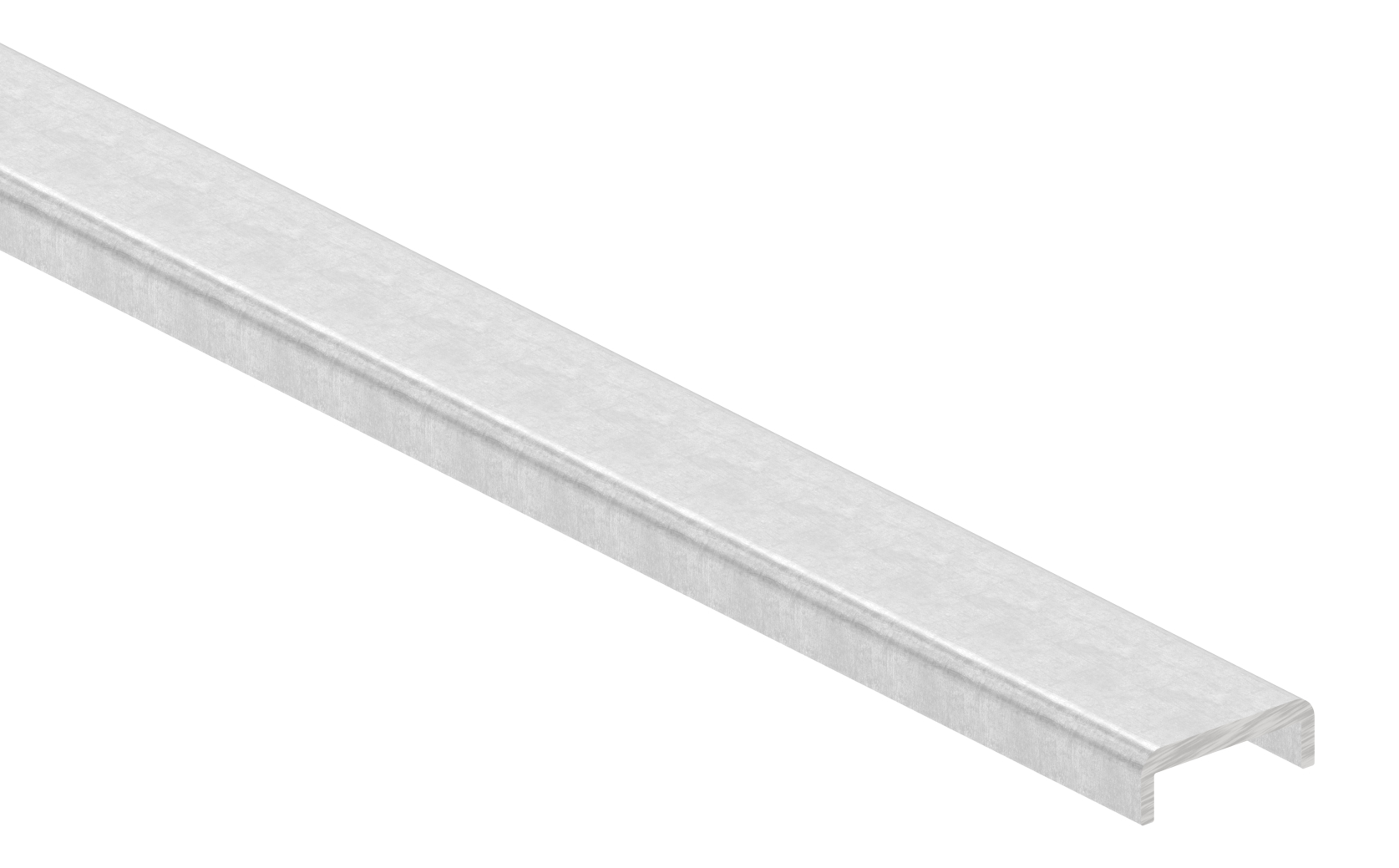 Kantenschutz EXTRA SLIM, für Glas 12,00 - 13,52mm, L: 6000mm, Aluminium roh