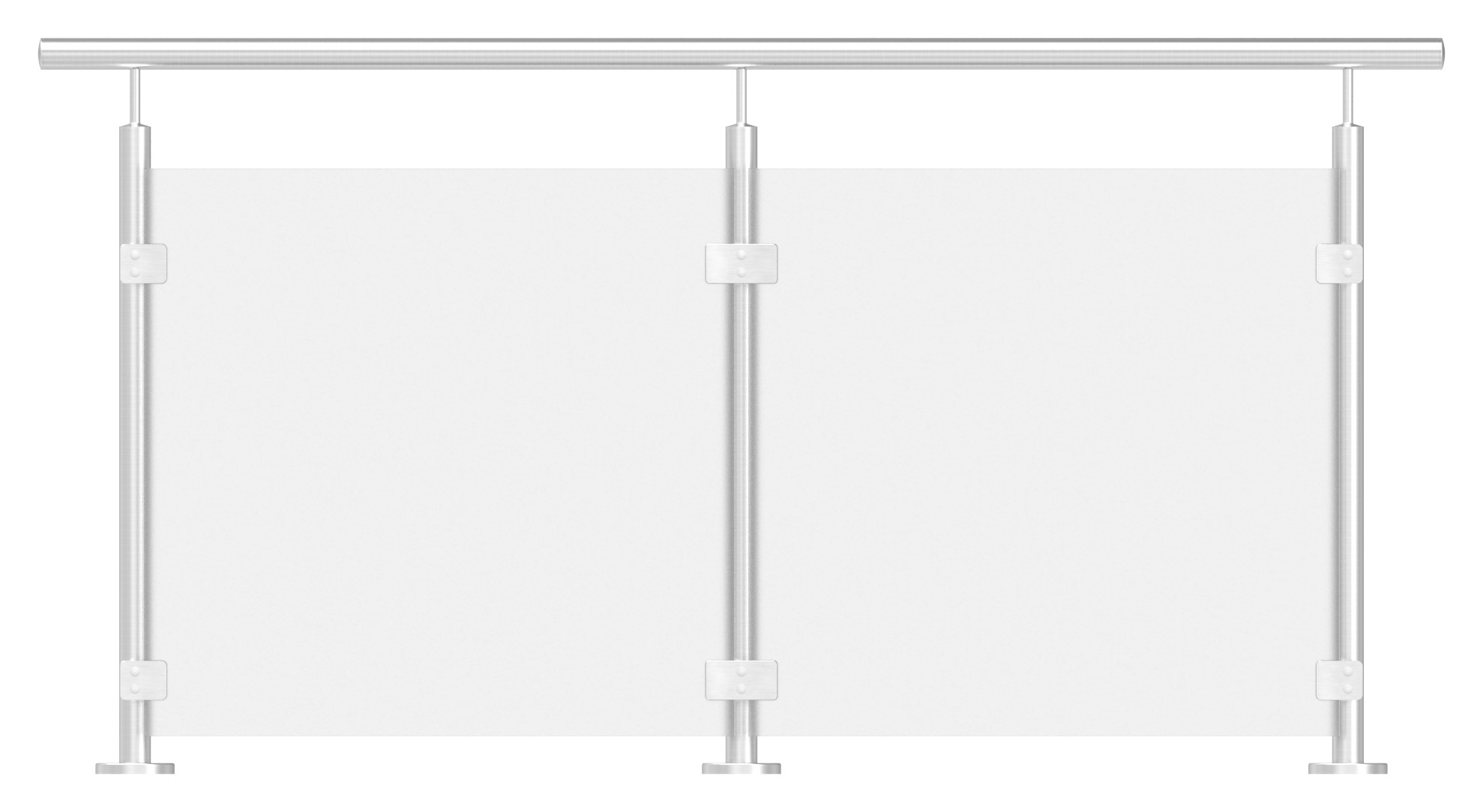 Sichtschutz Endglasklemme Mod. 26, V2A