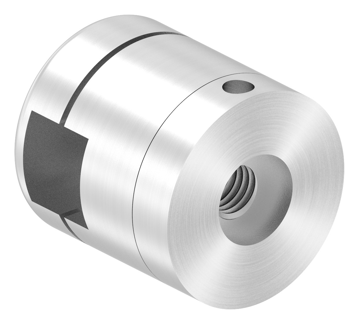 Brenk Grundhalter für Stäbe 12x12mm, ALU