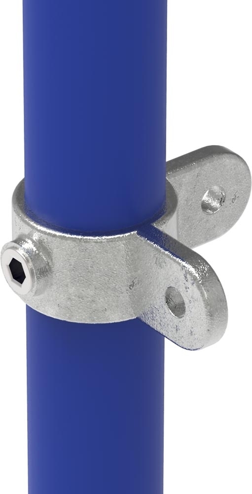 Halter mit 2 Laschen, 90°, für Rohr Ø 33,7mm