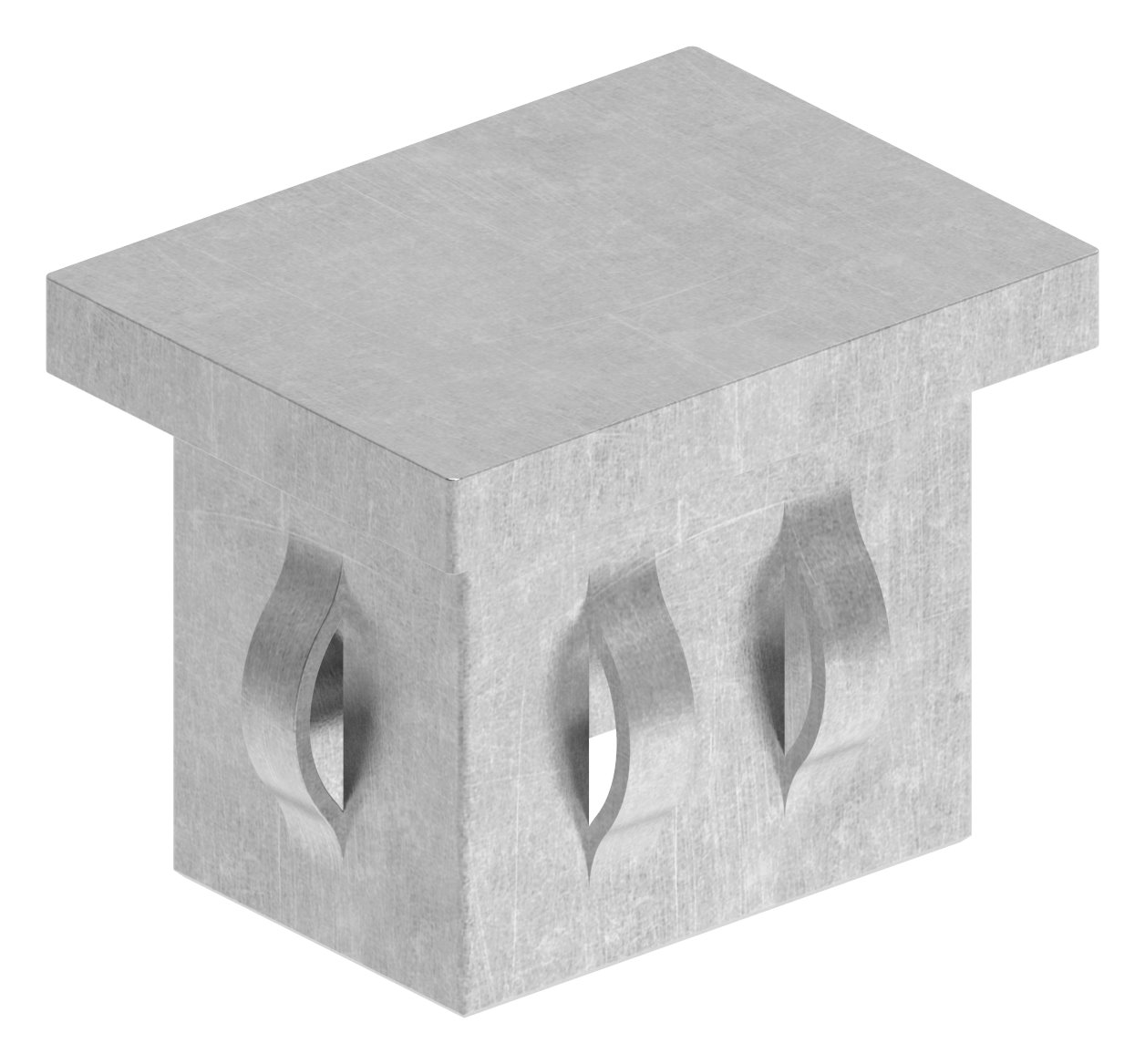 Stahleinschlagkappe, für, Rechteckrohr 40x30mm