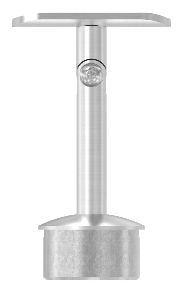 Rohrabschlussstopfen für Rohr 42,4x2,0mm, Handlaufanschlussplatte: 42,4mm, V2A