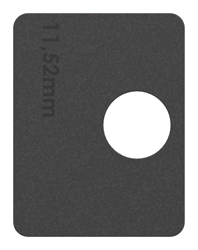 Gummi für Mod. 26, VSG-Glas 11,52mm