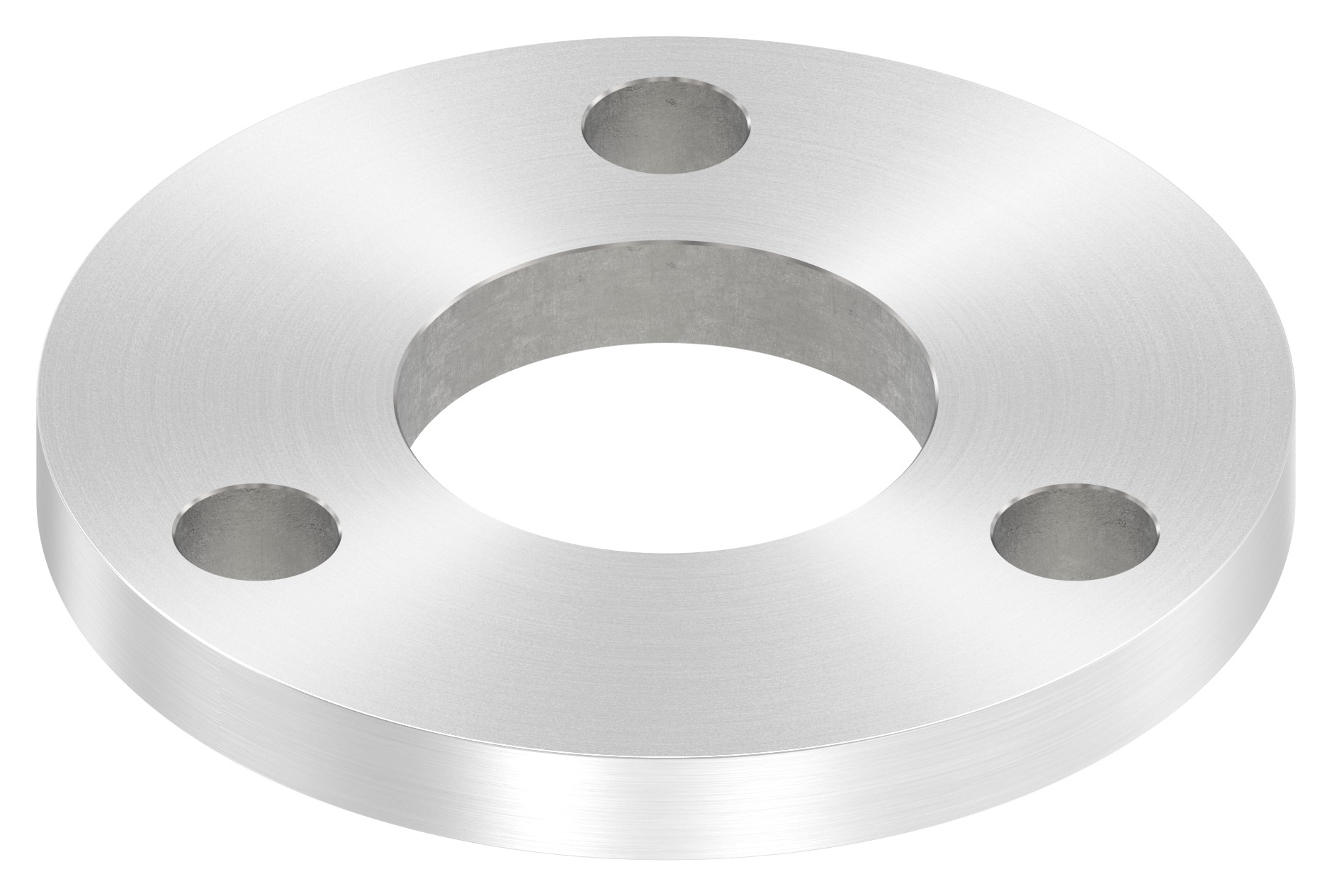 Ankerplatte Ø 100x10mm, mit Rundschliff, V2A