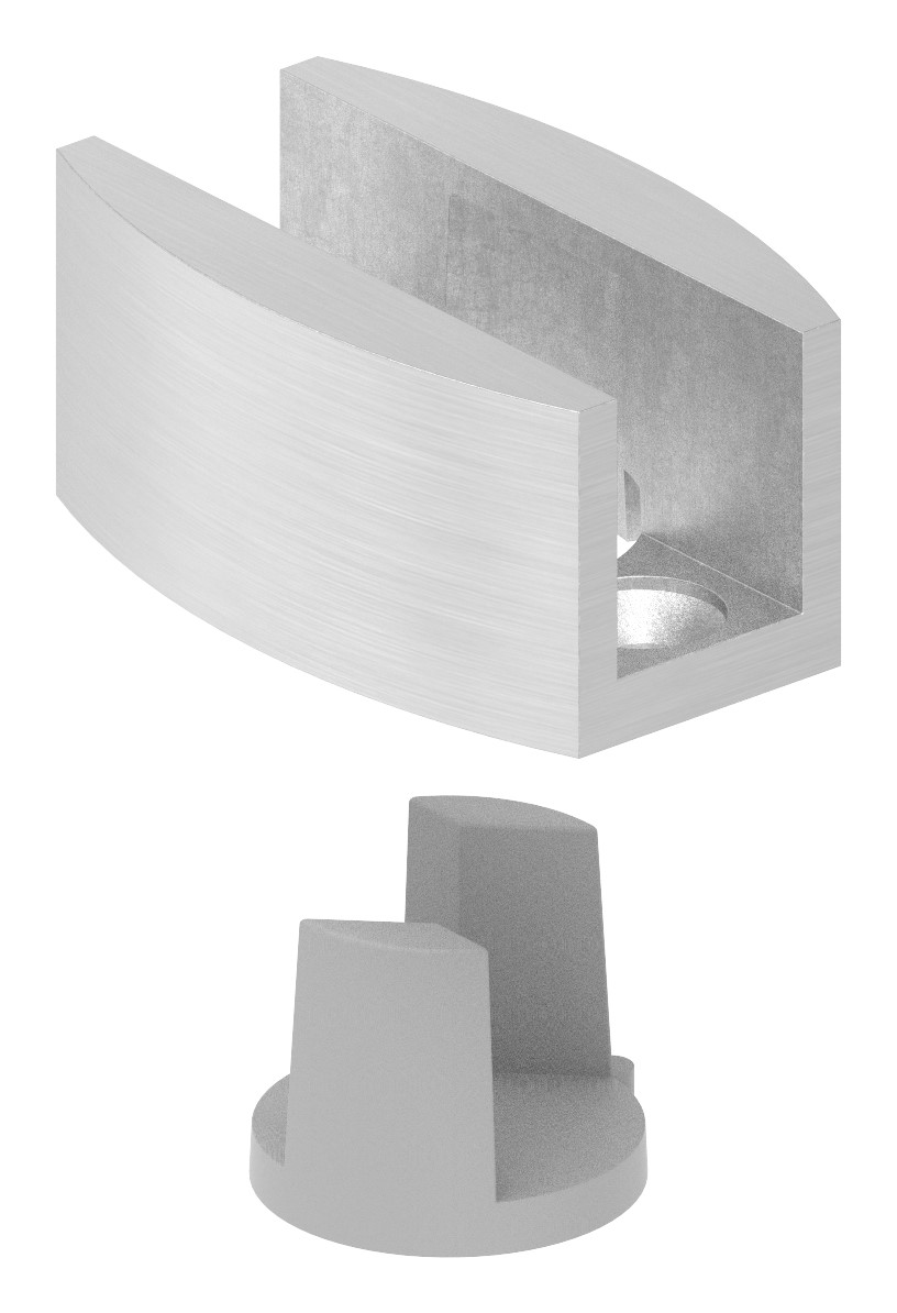 Bodenführung für Glasschiebetür, V2A