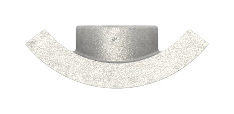 Verstärkungsplatte f Wandbefestigung 50132-240-M10, V2A