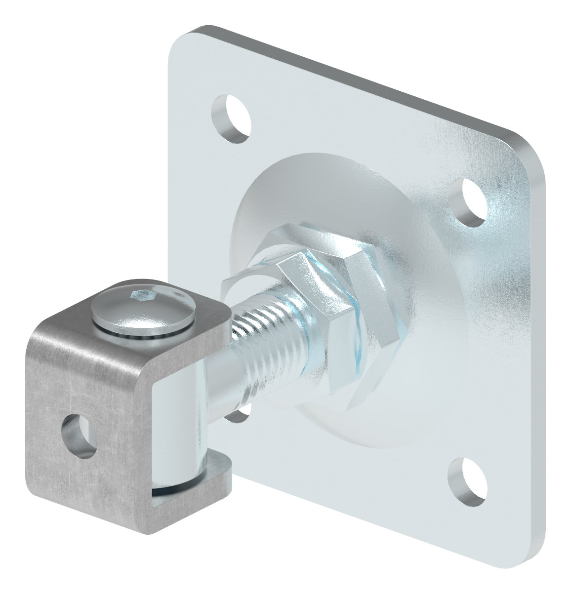 Torband M20 mit verstellbarer Platte, galvanisch verzinkt