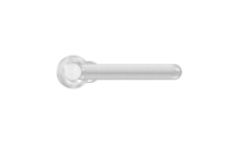 Zierstab aus Ø 12mm mit Kugel Ø 25mm, H: 1000mm, V2A