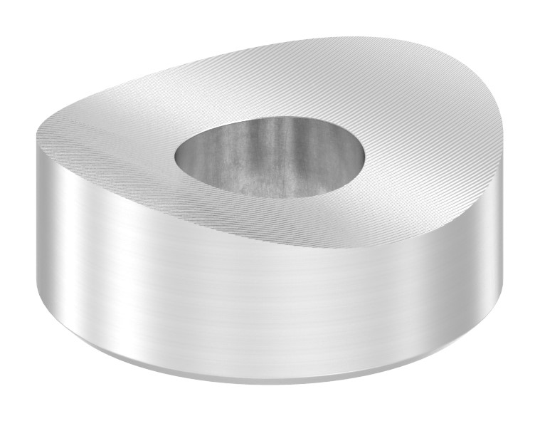 Ausgleichsstück (ohne Senkung) für Rohr 42,4mm, Ø 16mm, V2A