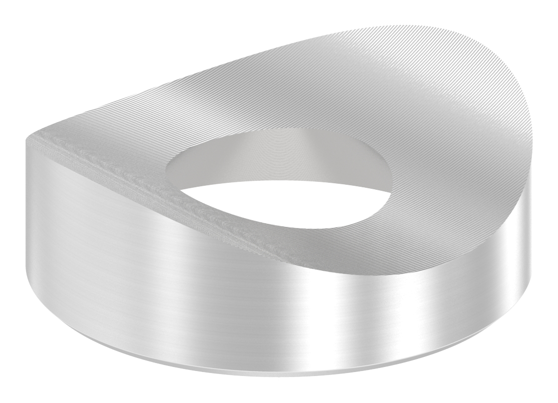 Ausgleichsstück (mit Senkung) für Rohr 42,4mm, Ø 25mm, V2A