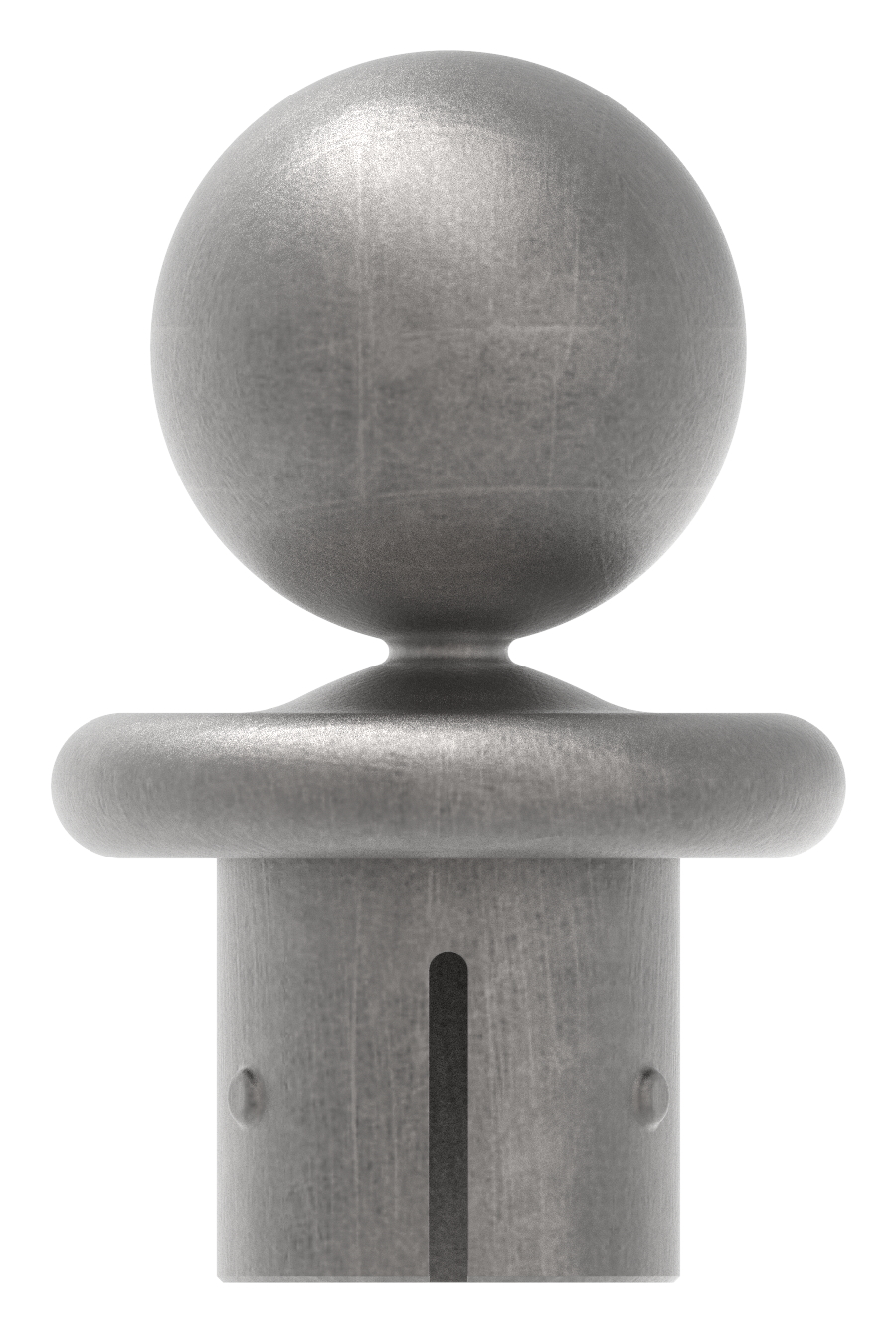 Kugelrohrknopf Eisen für 42,4mm