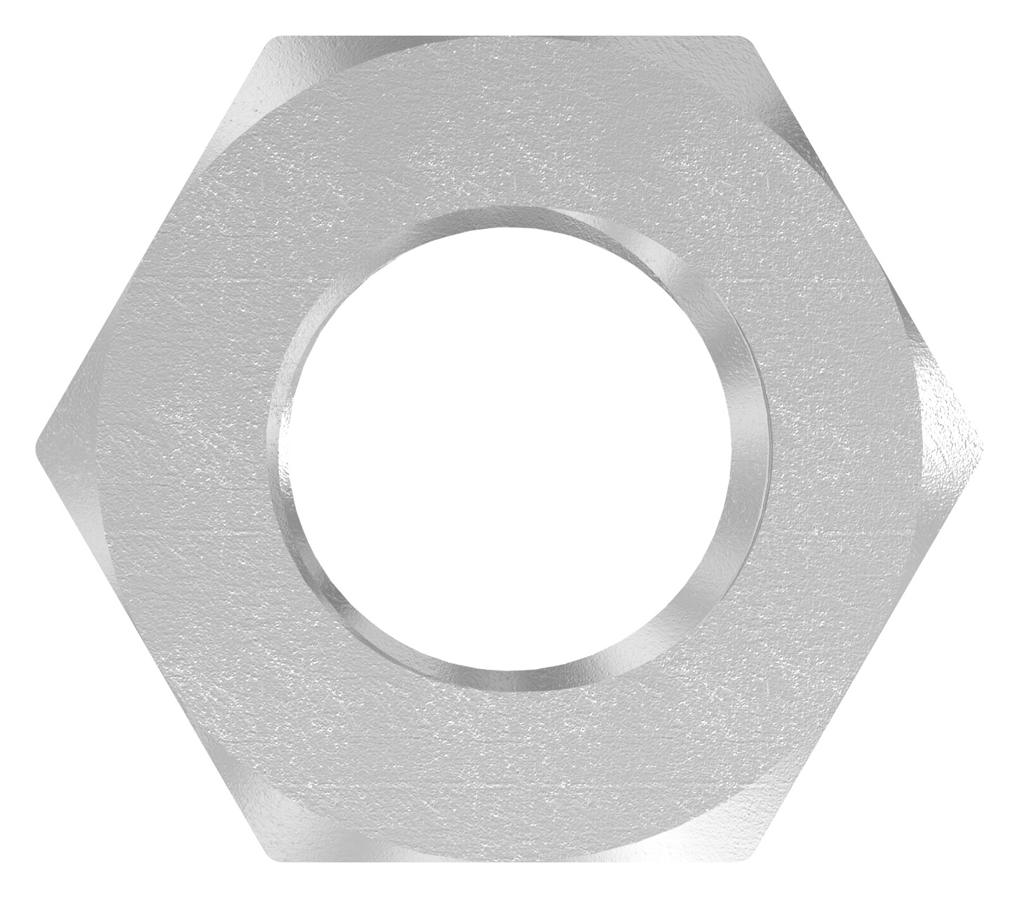 Sechskantmutter M12, flache Form, V2A