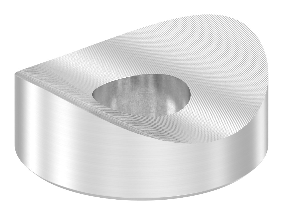 Ausgleichsstück (ohne Senkung) für Rohr 33,7mm, Ø 22mm, V2A