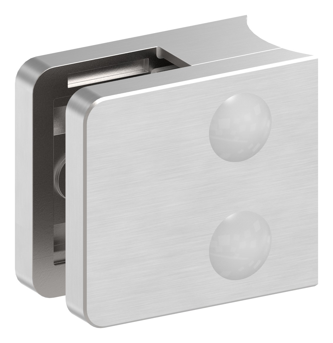 Glasklemme Mod. 31, Anschluss: 42,4mm, V2A Glasklemme Mod. 31, Anschluss: 42,4mm, V2A