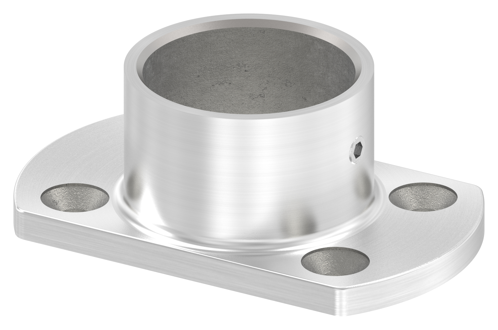 Wand- und Bodenanker, für Rohr 33,7mm, V2A