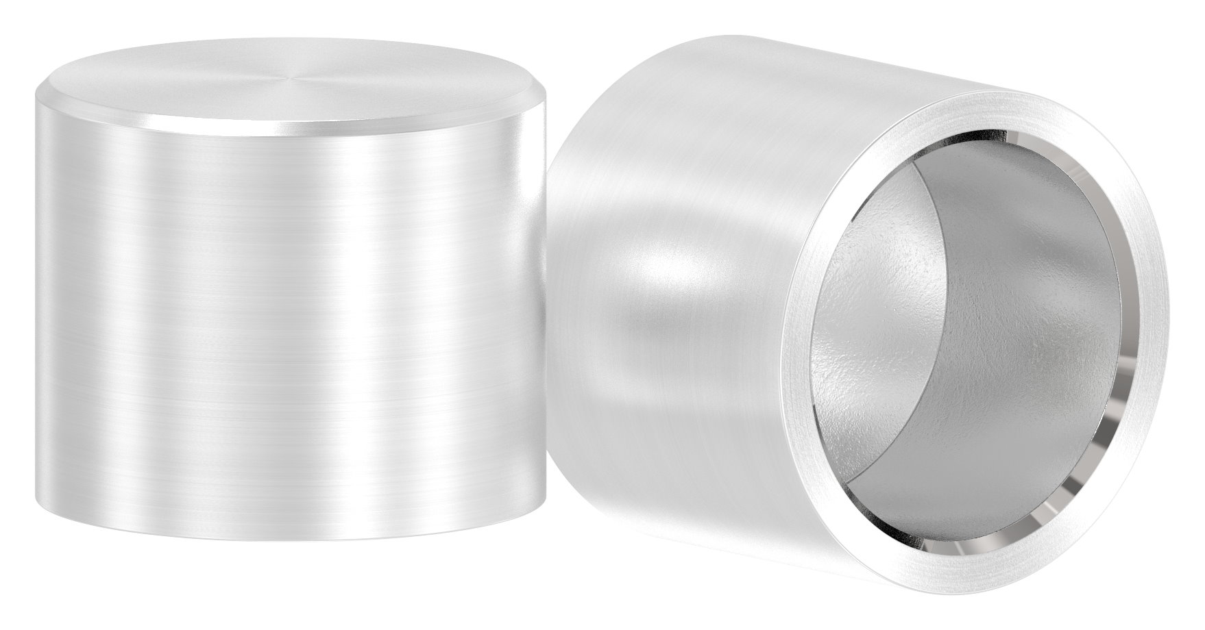 Endkappe für 14mm Rundmaterial, V2A