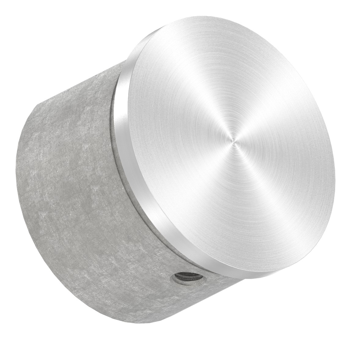 Endkappe, flach, für Nutrohr 48,3mm, V2A Endkappe, flach, für Nutrohr 48,3mm, V2A