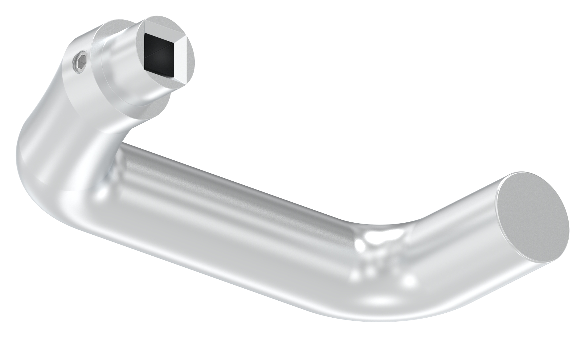 Türdrücker einzeln, Aluminium