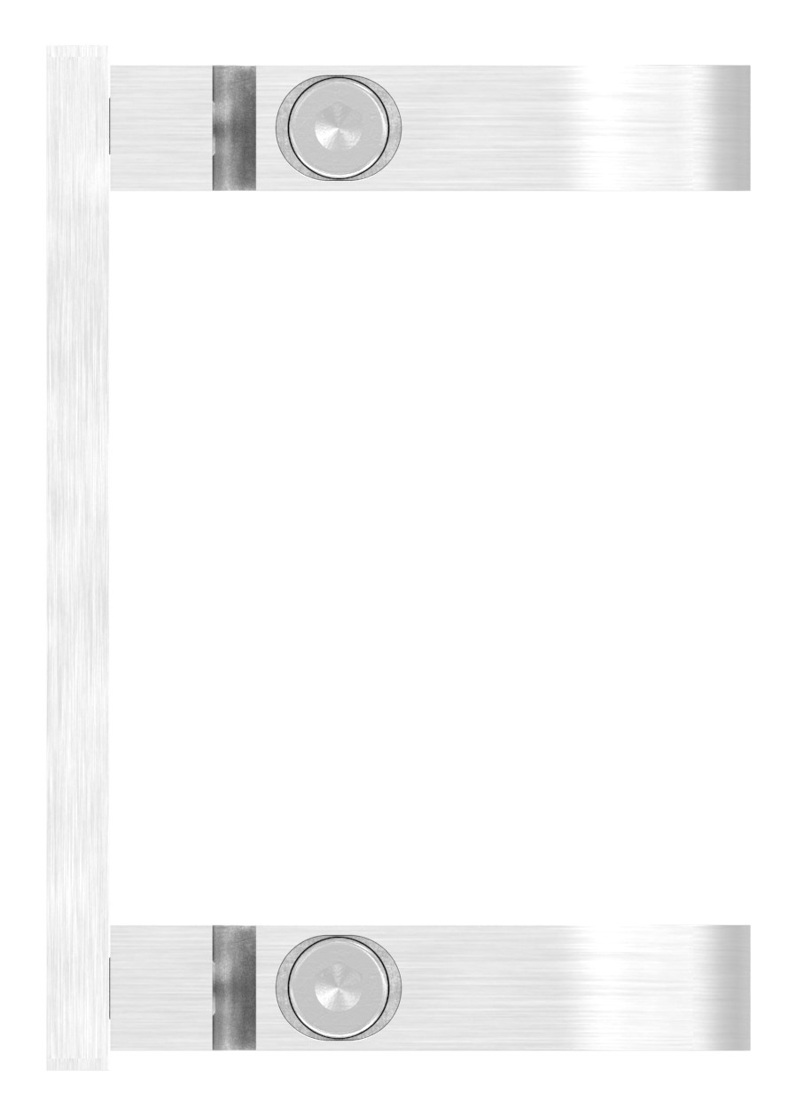 Wandbefestigung für Geländerpfosten 42,4mm, V2A