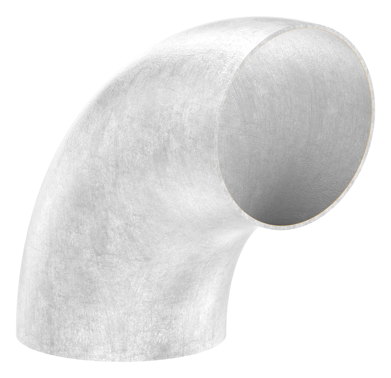 Schweißbogen 90°, 88,9 x 2,0mm, ungeschliffen, V2A