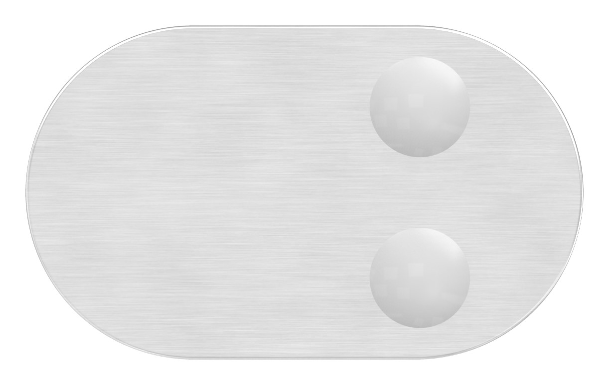 Sichtschutz Endglasklemme Mod. 25, V4A